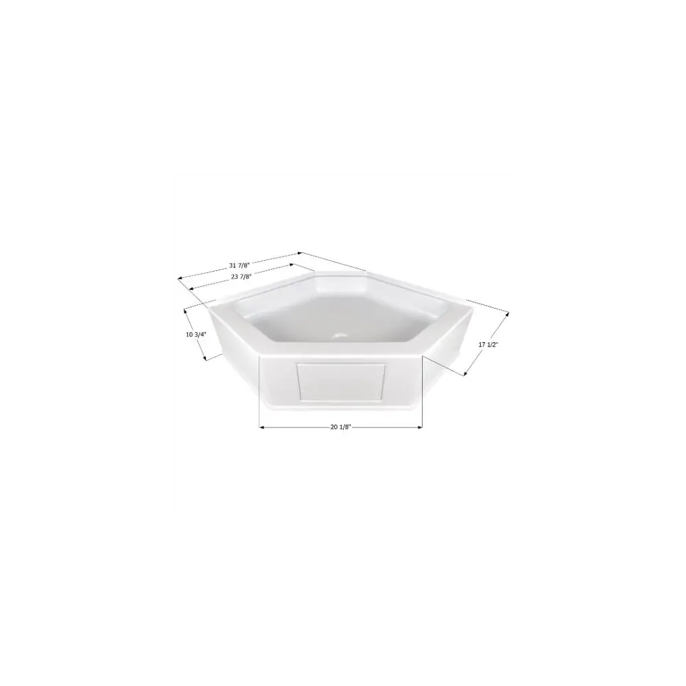 Shower Pan - Polar White - ICO15232